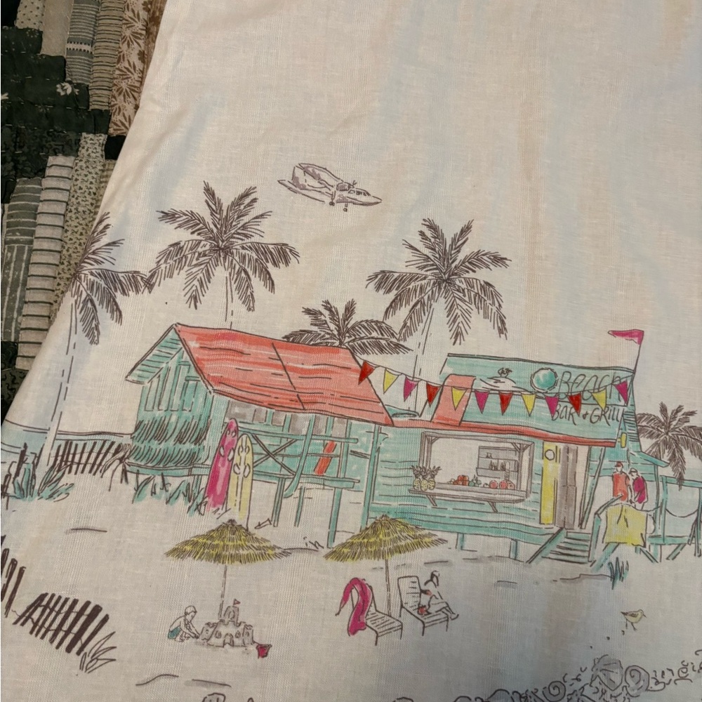 Vineyard Vines  Linen Anguilla Beach Cover Up Color:  White Cap Size: S NWT